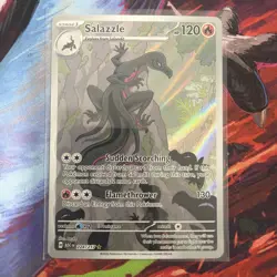Pokemon TCG Salazzle 224/217 Ascended Heroes Illustration Rare NM Card - Image 1
