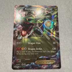 Pokemon TCG Rayquaza-EX XY Black Star Promos Holo Card XY73 - Image 1