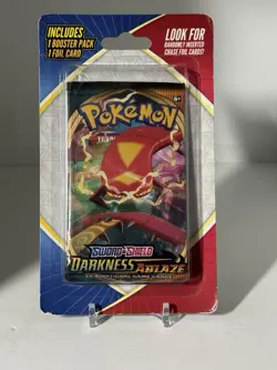 Pokemon DARKNESS ABLAZE Booster Pack 1 Mystery Foil Card SHIPS SAME DAY - Image 1
