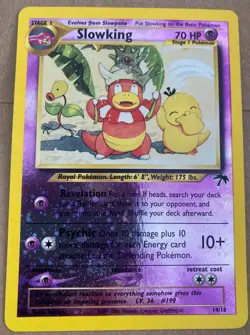 Slowking shiny holo Pokemon card - 2001 southern islands great condition TCG - Image 2