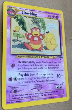 Slowking shiny holo Pokemon card - 2001 southern islands great condition TCG - Image 4