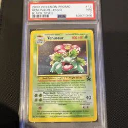 Pokemon TCG Venusaur Black Star Promo Holo Foil Card #13 2000 Vintage Rare - Image 1