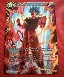 SSB Kaio-Ken Son Goku Concentrated Destruction Foil Dragon Ball Super Card NM SR - Image 1
