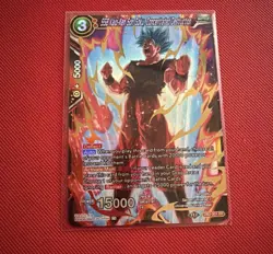 SSB Kaio-Ken Son Goku Concentrated Destruction Foil Dragon Ball Super Card NM SR - Image 4