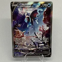 Lumineon V - 156/172 - Ultra Rare - Brilliant Stars - Pokemon Card - NM/M - Image 1