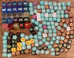 Lot Of Pokemon Official Trading Card Game Dice And Coins Lot Of 25 Dice Sets - Image 1