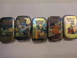Pokemon Paldea Friends Mini Tins Set - NO packs, stickers and art card included) - Image 1