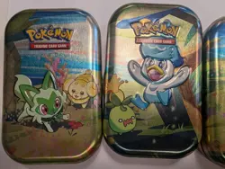 Pokemon Paldea Friends Mini Tins Set - NO packs, stickers and art card included) - Image 3