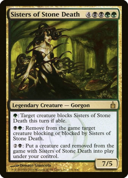 MTG magic 1x Sisters of Stone Death (MP) Ravnica - Image 1
