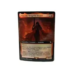 Magic The Gathering Vincent, Vengeful Atoner (Extended Art) Foil Final Fantasy - Image 1