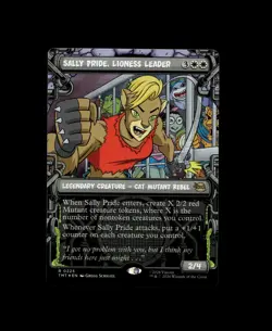 Sally Pride, Lioness Leader (Showcase) Teenage Mutant Ninja Turtles Foil - Image 1