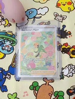 Pokemon TCG Card Crown Zenith Gardenia's Vigor GG61/70 Full Art Trainer NM - Image 3