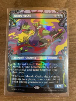 Mondo Gecko (Showcase Foil) Teenage Mutant Ninja Turtles TMNT 231 Mythic - Image 1