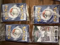 FULL SET OF 8 Snowflake Stamp Promo Pokemon Cards *Sealed* - Image 3