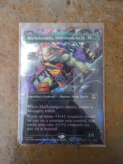 MTG TMNT Borderless Foil Lot 26 Extended Art Cutting Edge Weirdness To 11 Krang - Image 4