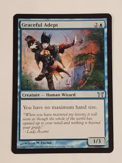 MTG Graceful Adept (Champions of Kamigawa/Blue/U) - BGM - Image 1