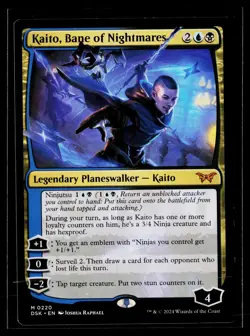 Kaito, Bane of Nightmares M Duskmourn: House of Horror 220 NM NONFOIL - Image 1
