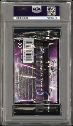 PSA 8 Platinum Base Booster Pack Dialga Artwork 2009 Pokemon Trading Card Game - Image 2