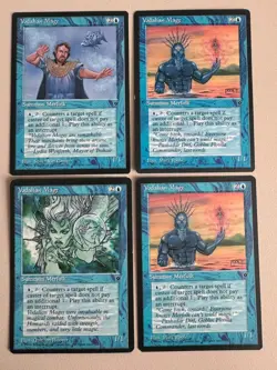 Vodalian Mage 4x alle Versionen(3) MTG - Fallen Empires - ENGLISCH - ©1994 EX - Image 1