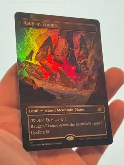 1X FOIL Raugrin Triome BORDERLESS MINT MTG Magic IKO Ikoria Land Staple CEDH EDH - Image 2