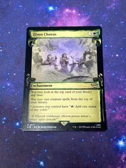 Elven Chorus - Showcase LOTR NM MTG Regular 611 - Image 1