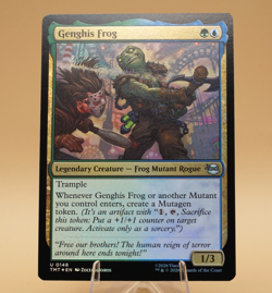 Genghis Frog | 148 | Uncommon | Foil | TMNT | MTG | Store Promo Eligible - Image 1