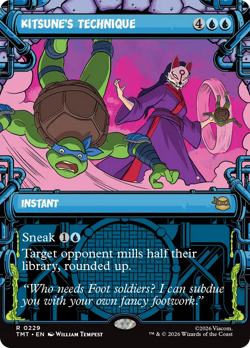 Kitsune's Technique (FOIL) x1 - MTG Teenage Mutant Ninja Turtles TMT #229 - Image 1