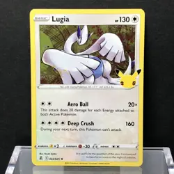 Lugia 22/25 Pokemon TCG 2021 25th Anniversary Celebrations Holo Rare NM - Image 2