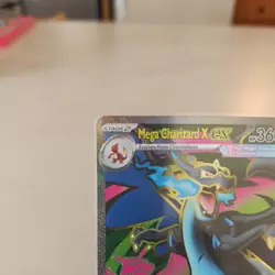 Mega Charizard X ex 109/94 Ultra Rare Phantasmal Flames Pokemon Card - Image 3
