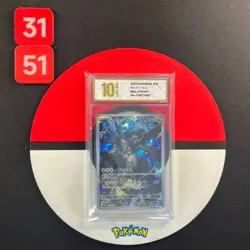 N's Zekrom AR 210/193 MEGA Dream ex M2a Pokemon Card Japanese Grade10 - Image 1