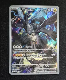 CGC 9.5 N's Zekrom Pokemon (2025) JP Mega Dream ex 210/193 Art Rare/ * 031 Promo - Image 5