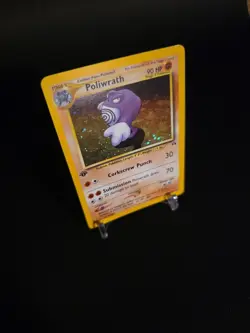 Pokemon Cards: Neo Discovery 1st Edition Rare Holo: Poliwrath 9/75 WOTC NM - Image 4