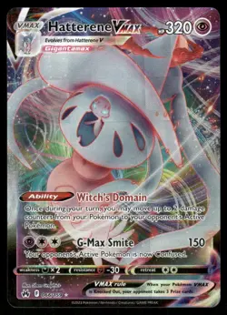 Pokemon Cards Hatterene VMAX 066/159 Crown Zenith Holo Rare VMAX NM *2 - Image 1