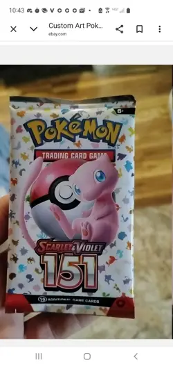 Pokemon 151 - Sealed Single Booster Pack - ENGLISH - Image 1