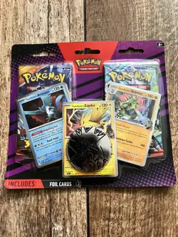 Pokemon TCG Team Rocket Articuno Zapdos Tyranitar 2-Pack Blister New Sealed - Image 1