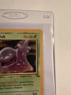 Pokemon Muk 13/62 Fossil Holo Rare Unlimited 70 HP English 1999 WOTC - Image 2