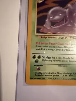 Pokemon Muk 13/62 Fossil Holo Rare Unlimited 70 HP English 1999 WOTC - Image 4