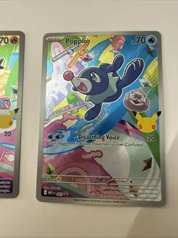Pokemon First Partner Illustration Collection Rowlet, Litten, Popplio SET NM - Image 4