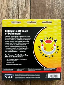 Pokemon Day 30th Anniversary Celebration Box New Sealed - Image 2