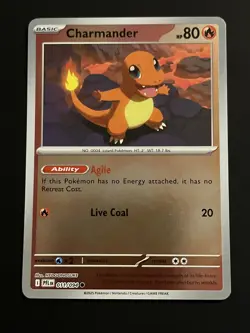 Charmander 011/094 Phantasmal Flames Reverse Holo Pokemon - Image 1