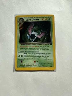 1998 Pokemon Team Rocket Dark Golbat 7/82 Holo NM/LP - Image 1