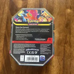 Pokemon TCG: Mega Evolution Mega Charizard Y EX Tin - Factory Sealed - Image 3