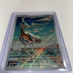 SKARMORY SURGING SPARKS POKEMON ILLUSTRATION RARE HOLO NM 209/191 - Image 5