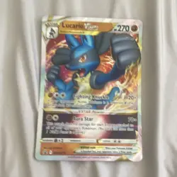 Pokemon Lucario VSTAR SWSH214 Sword & Shield Promo Holo 270HP VSTAR Eng - Image 1