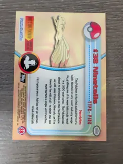 Ninetails #38 1999 Topps Pokemon TV Foil - Image 2
