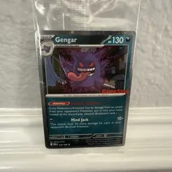 Gengar 050 Promo GameStop Stamped NM Pokemon Perfect Order - Image 1