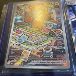 Pokemon Destined Rivals, Rotom & Trainer Team Rocket’s Archer, Holo Rare, NM/M - Image 5