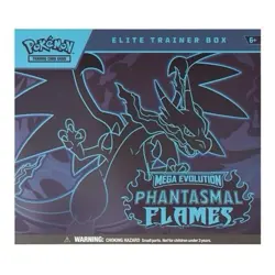 Pokemon Elite Trainer Box Mega Evolution Phantasmal Flames Mega Charizard - Image 1