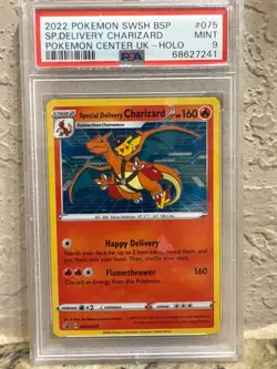 2022 Special Delivery Charizard SWSH #075 Pokemon Center Promo PSA 9 MINT - Image 1