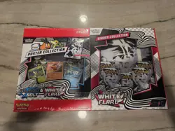 Sam's Club Pokemon White Flare Binder Collection + Black bolt Poster Collection - Image 1